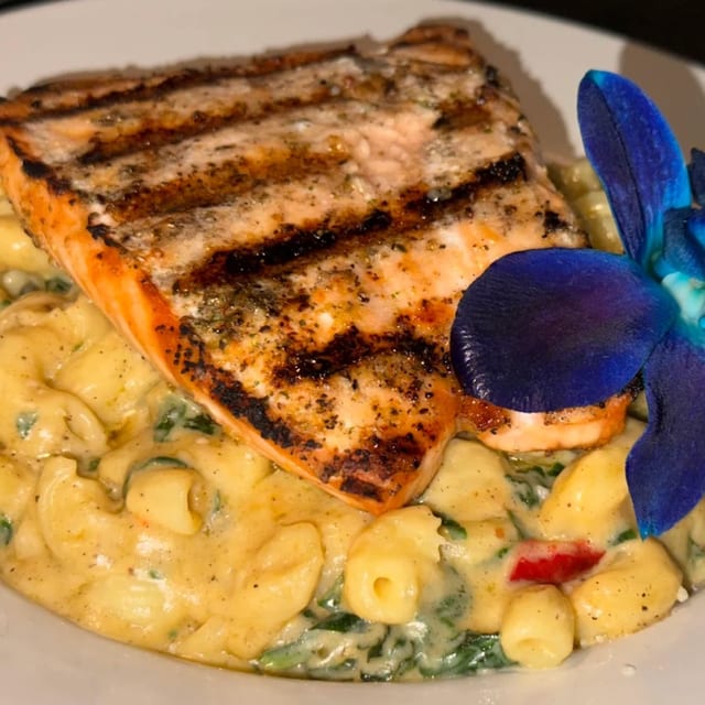 Grilled Salmon.